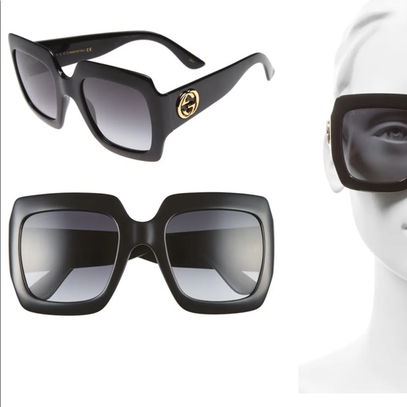 Gucci GG0083s Black Sunglasses - Picture 3 of 10